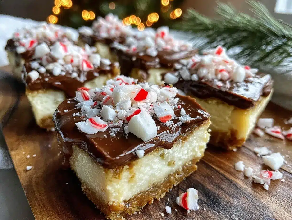 peppermint bark cheesecake bites preparation steps