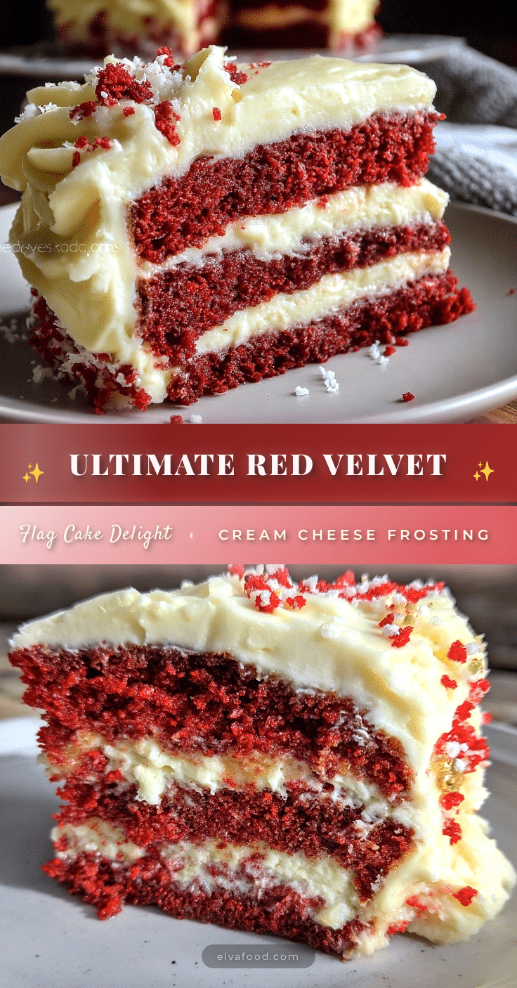 perfect red velvet flag cake recipe