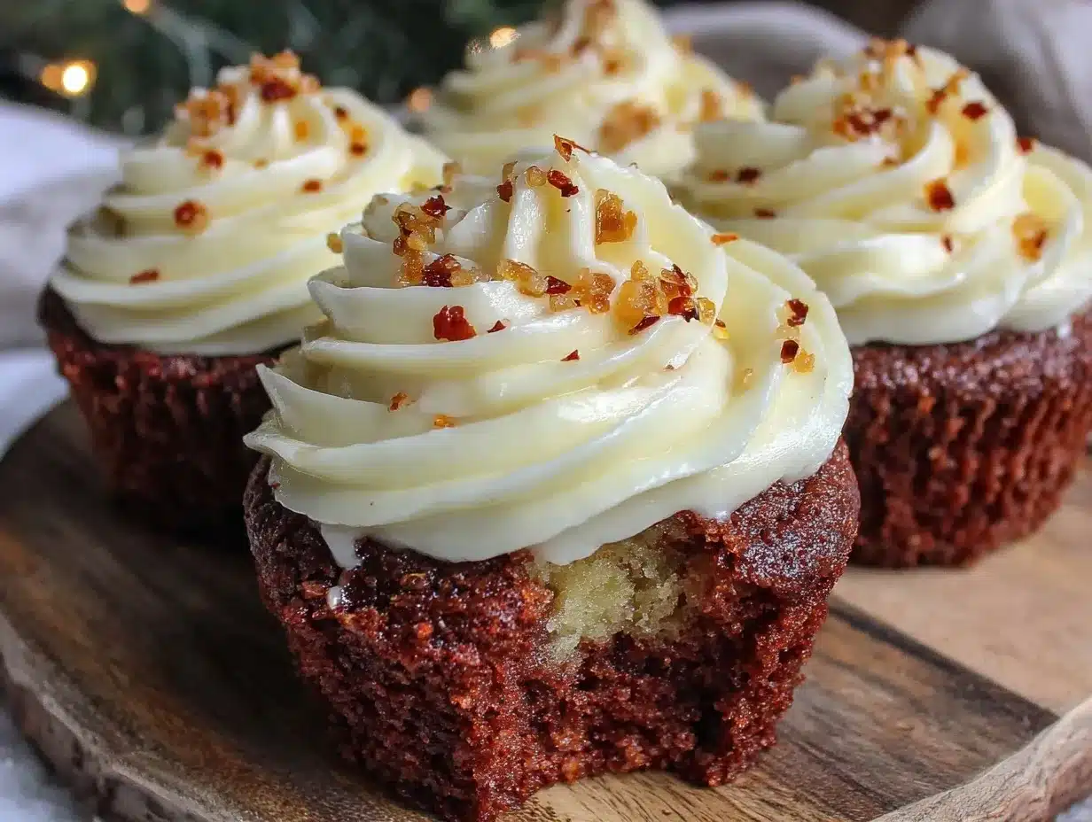 red velvet firecracker cupcakes preparation steps