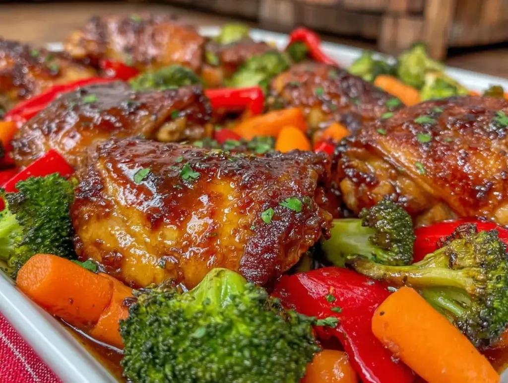 sheet pan teriyaki chicken - featured image
