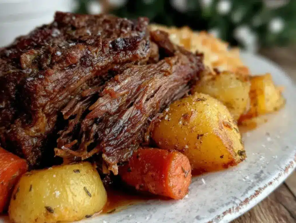 slow cooker pot roast - featured image