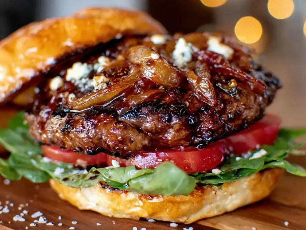 steakhouse burger recipe - featured image