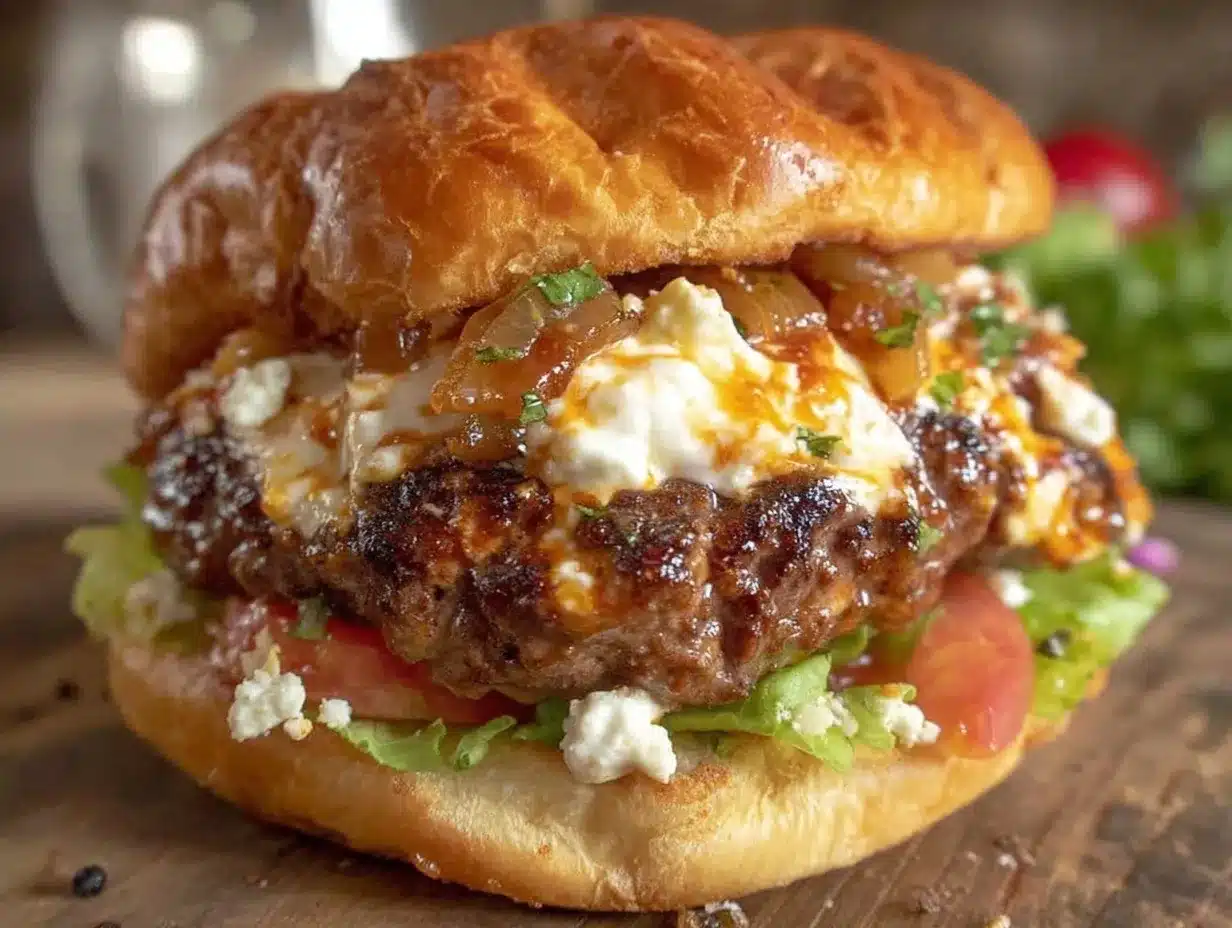 steakhouse burger recipe preparation steps