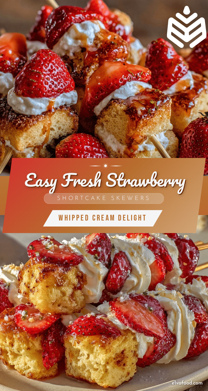strawberry shortcake skewers recipe