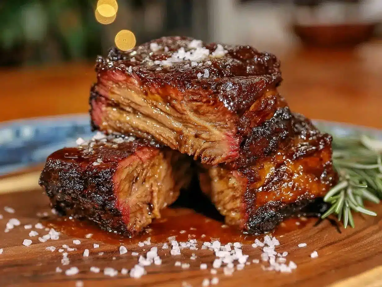 Texas-Style Smoked Beef Short Ribs preparation steps