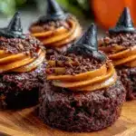 witch hat brownie bites - featured image