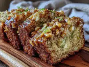 brown butter apple cinnamon zucchini bread - featured image