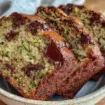 brown butter chocolate chip zucchini bread - featured image