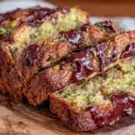 brown butter chocolate chip zucchini bread - featured image