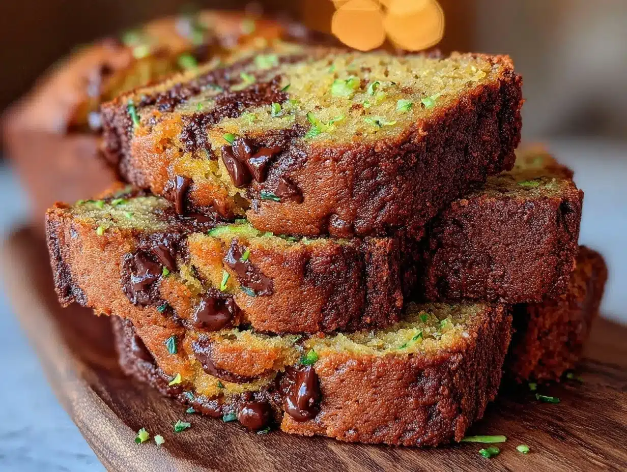 brown butter chocolate chip zucchini bread preparation steps