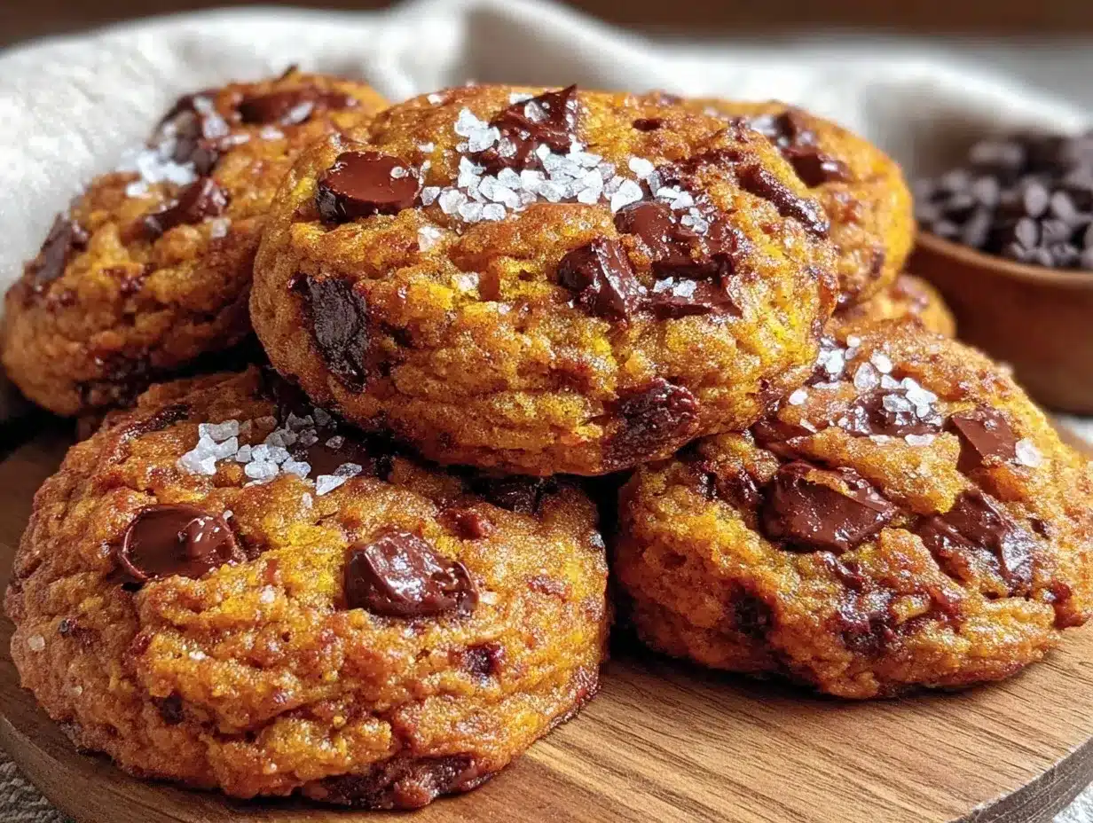 brown butter pumpkin chocolate chip cookies preparation steps