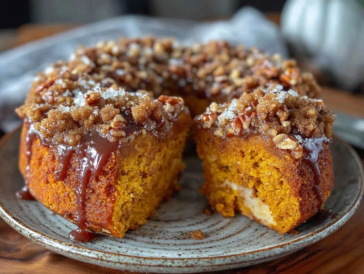 brown butter pumpkin coffee cake preparation steps