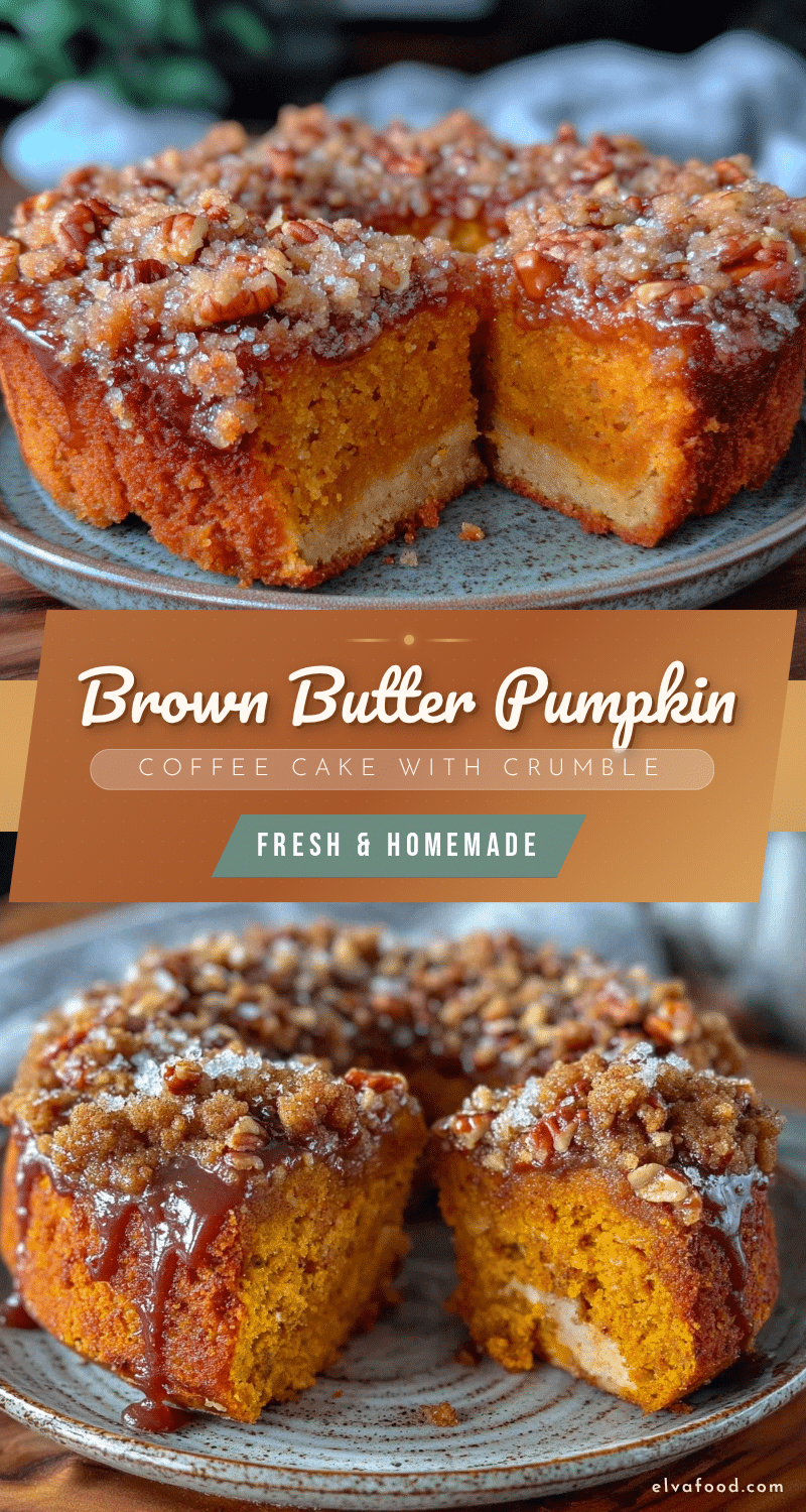 brown butter pumpkin coffee cake recipe