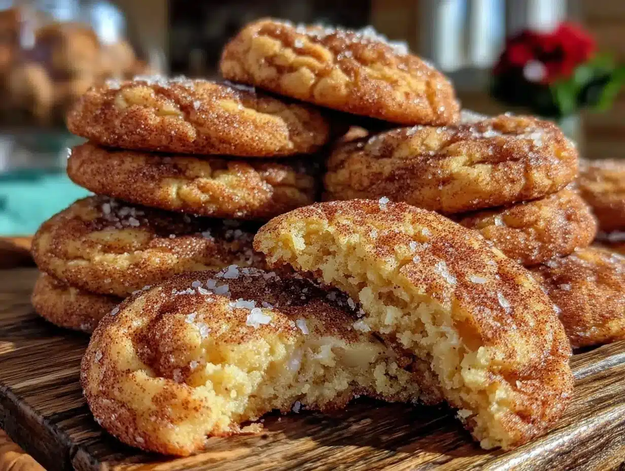 brown butter snickerdoodle cookies preparation steps
