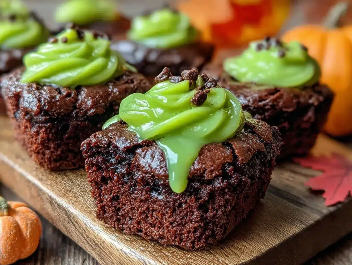 cauldron brownie bites preparation steps