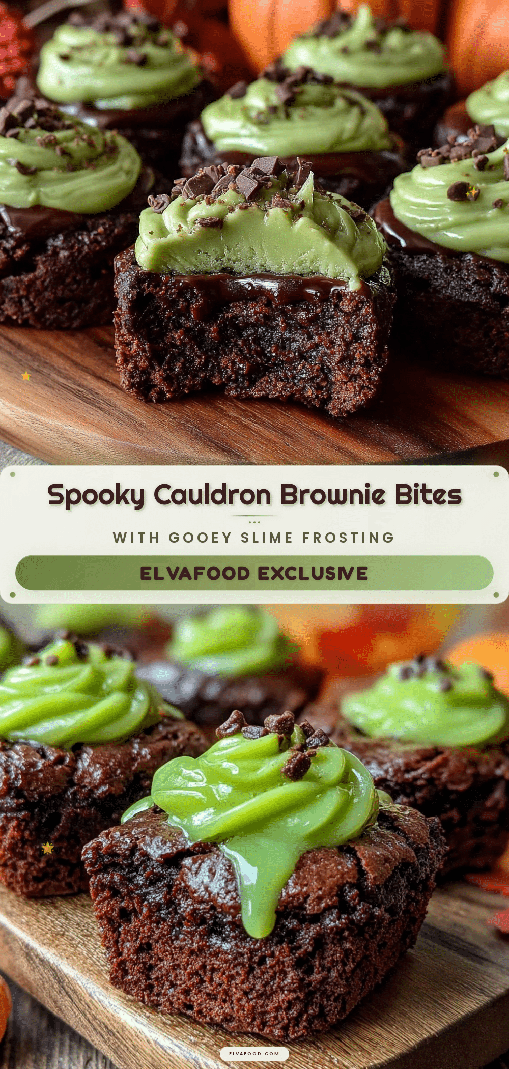 cauldron brownie bites recipe