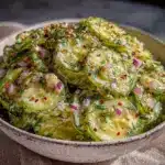 creamy cucumber dill salad - featured image