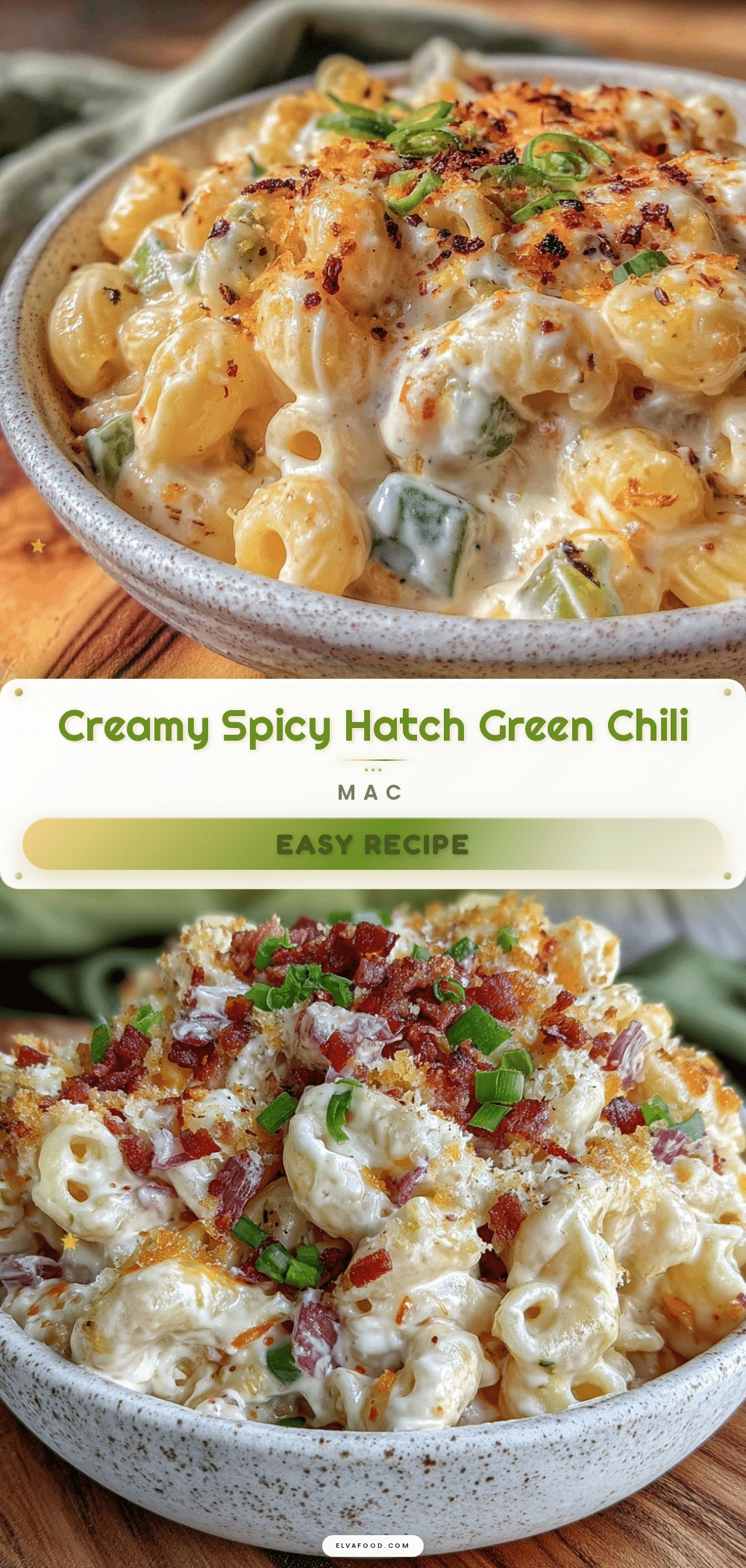 creamy hatch green chili mac and cheese recipe
