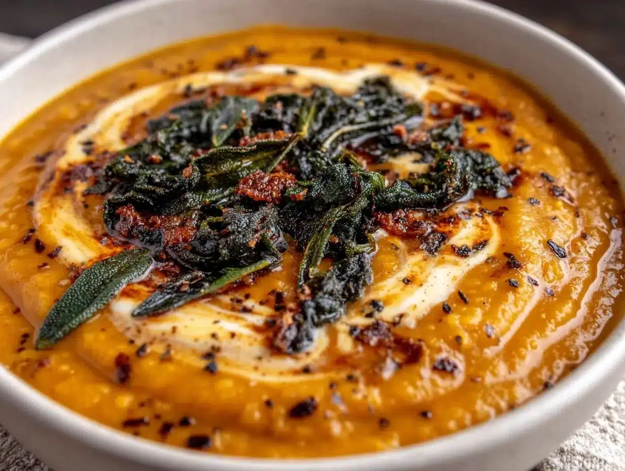 creamy roasted butternut squash soup preparation steps