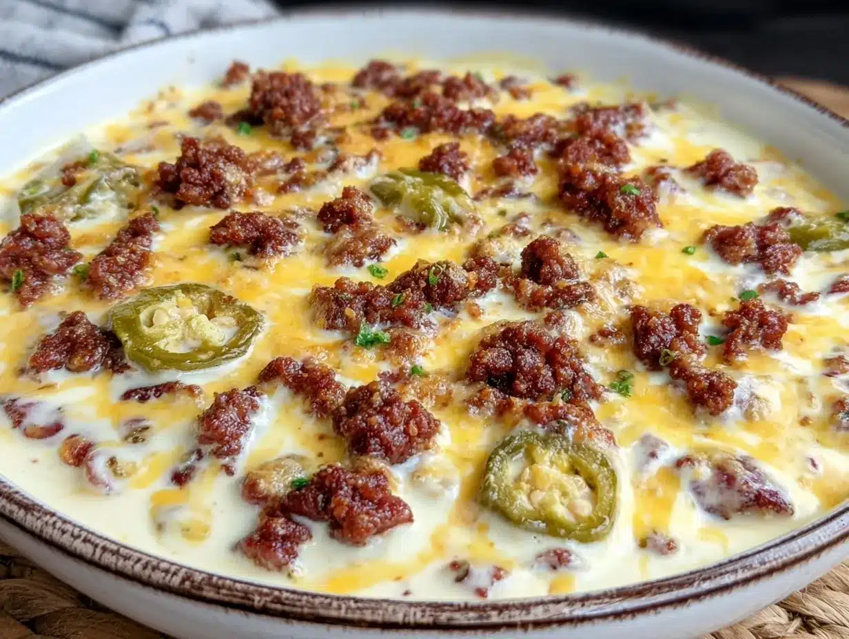 creamy slow cooker white queso dip preparation steps
