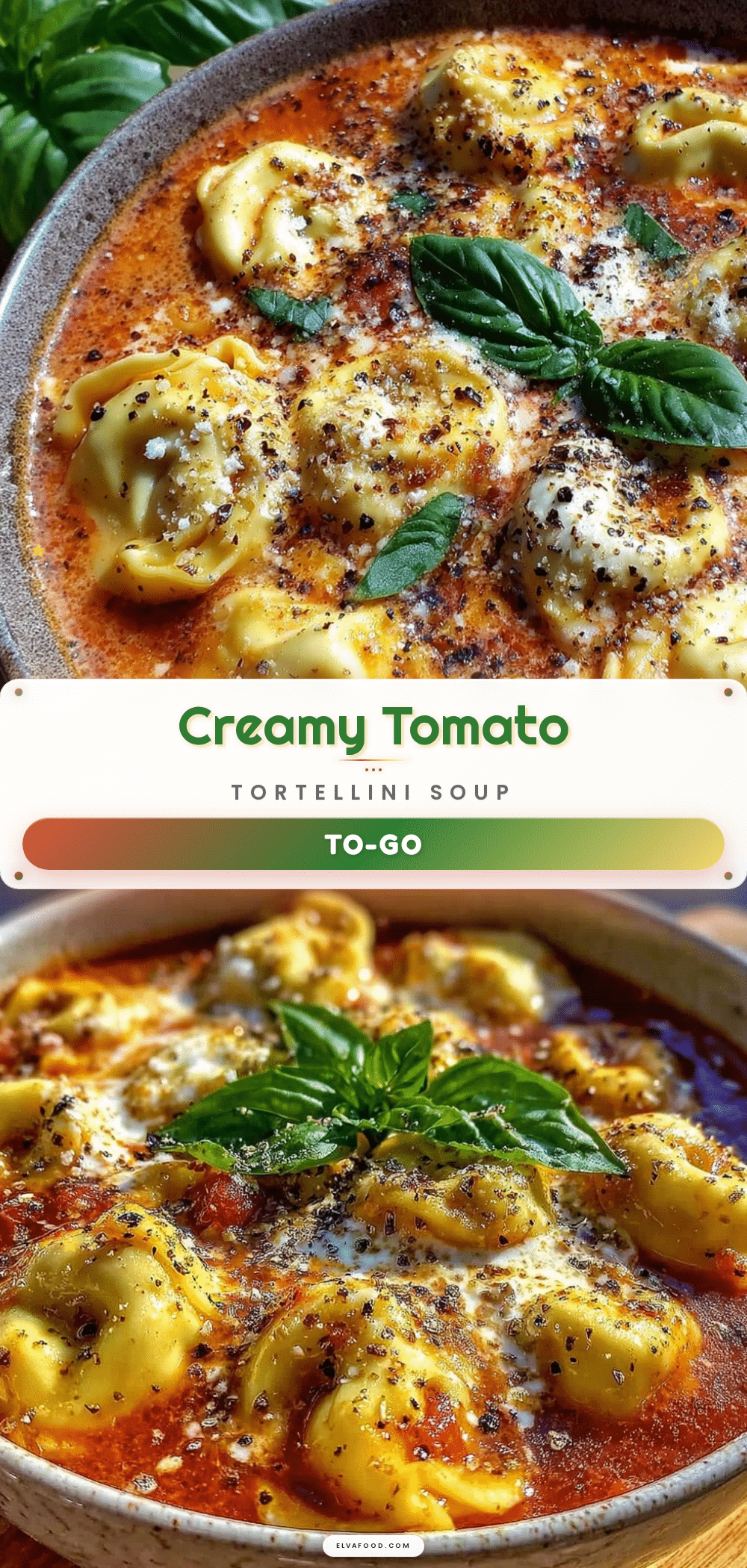 creamy tomato tortellini soup recipe