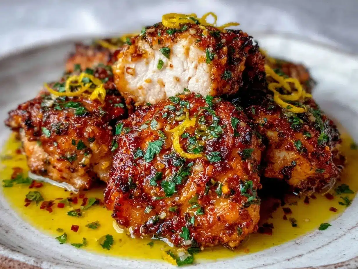 crispy garlic parmesan chicken thighs preparation steps