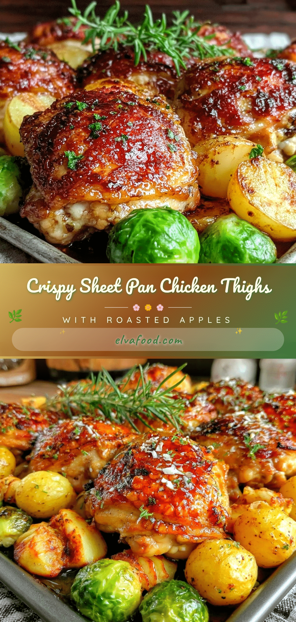 crispy sheet pan chicken thighs recipe