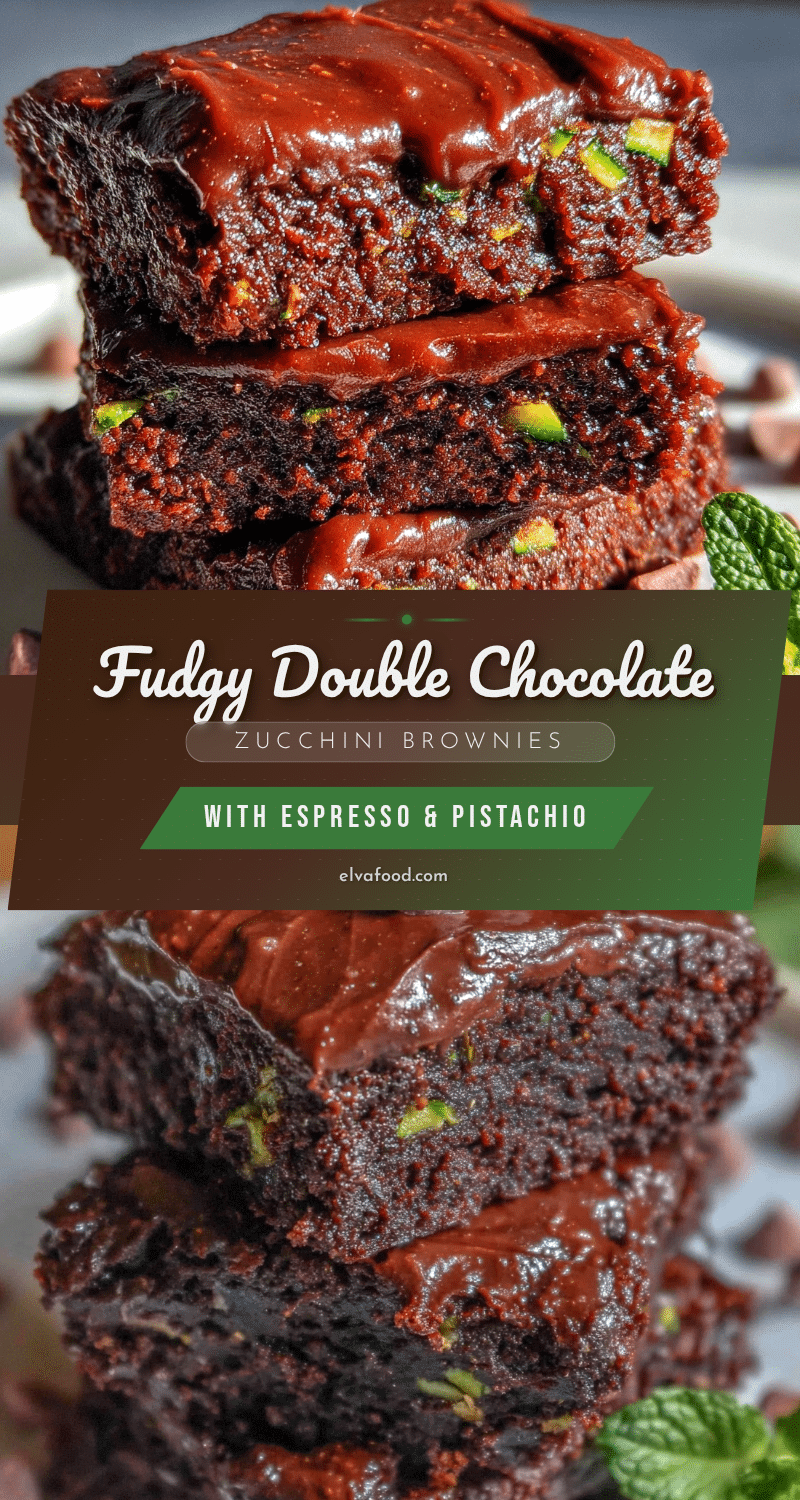 double chocolate zucchini brownies recipe
