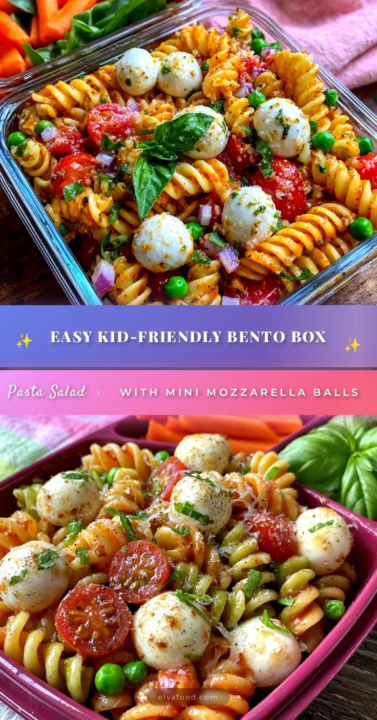 Easy Bento Box Pasta Salad recipe