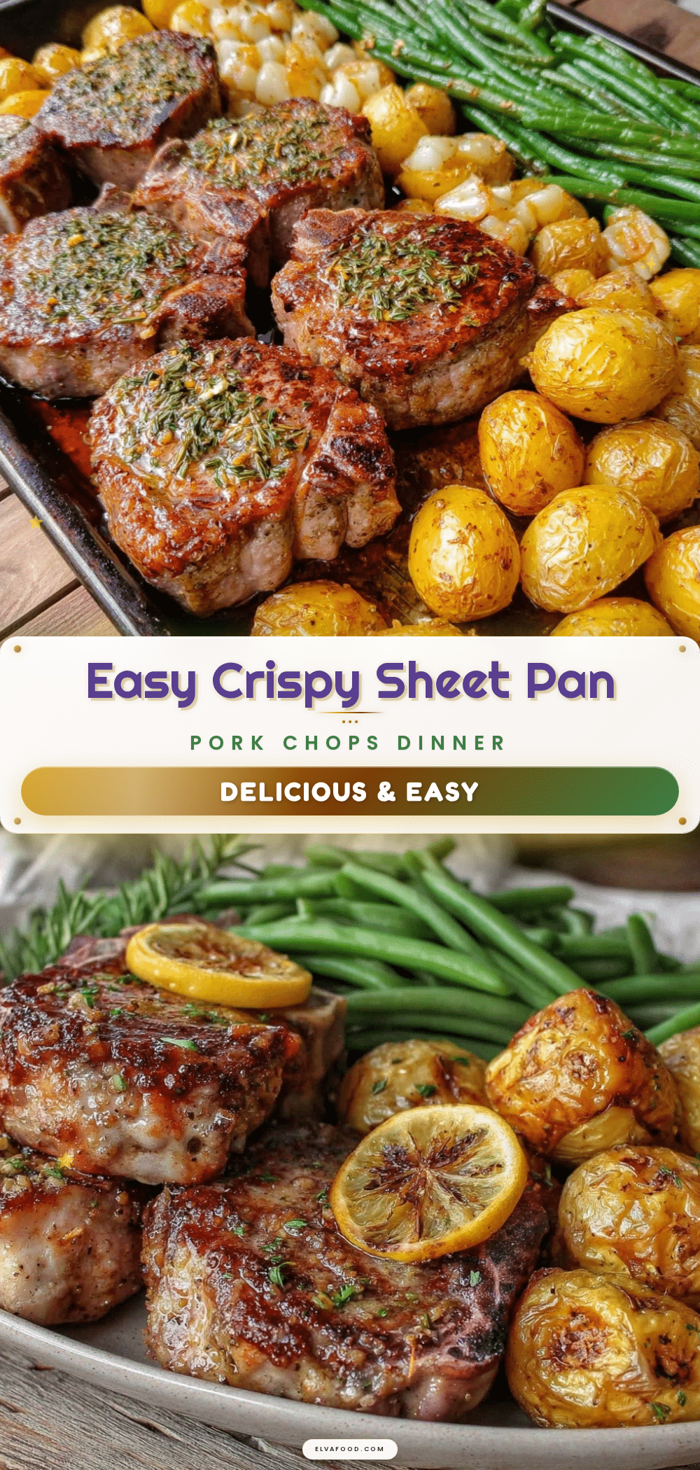 easy crispy sheet pan pork chops recipe