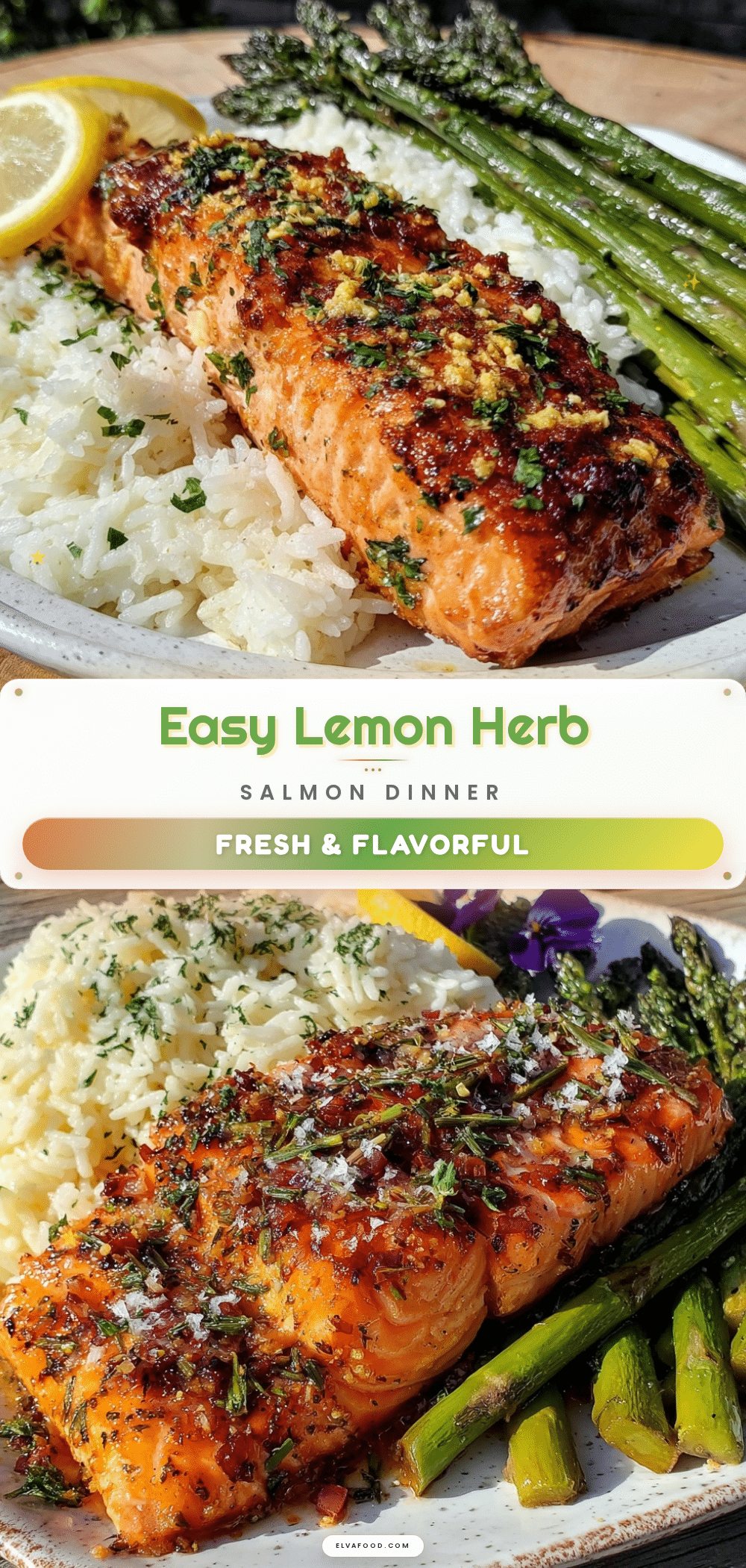 easy lemon herb baked salmon recipe
