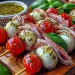 Easy Mini Caprese Skewers - featured image