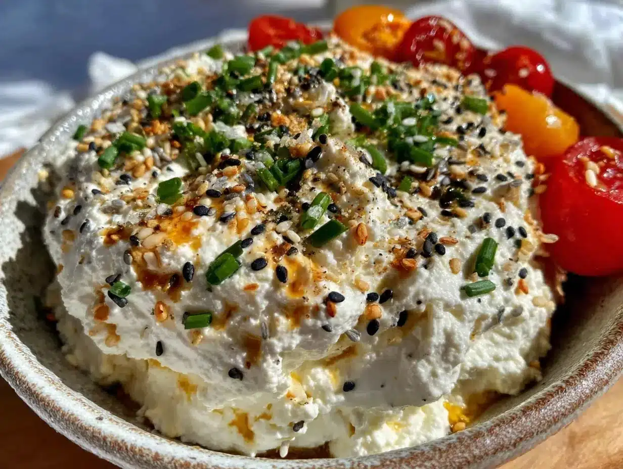 fresh cottage cheese protein bowl preparation steps