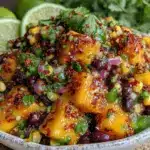 fresh cowboy caviar with mango - featured image