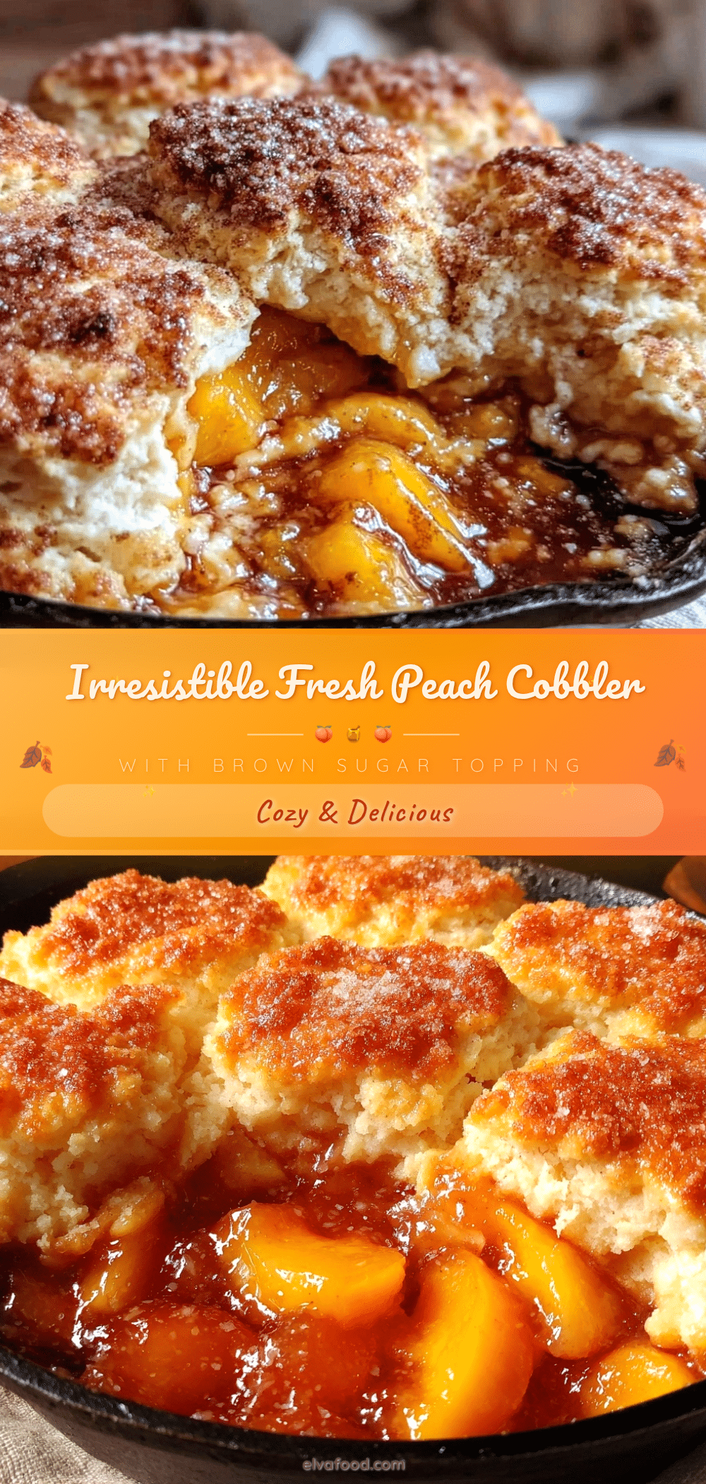 fresh peach cobbler recipe
