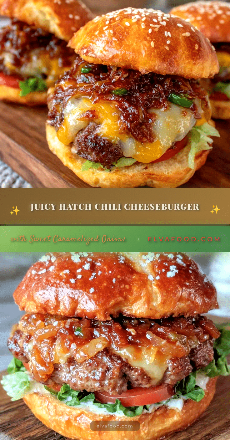 Hatch chili cheeseburger recipe
