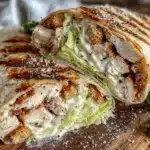 Healthy High-Protein Chicken Caesar Wrap - featured image