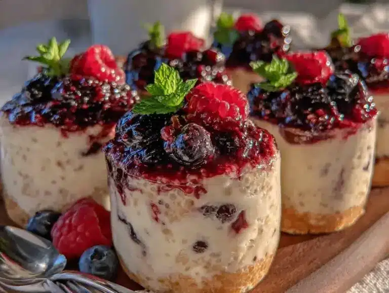 healthy overnight chia oat cups - featured image