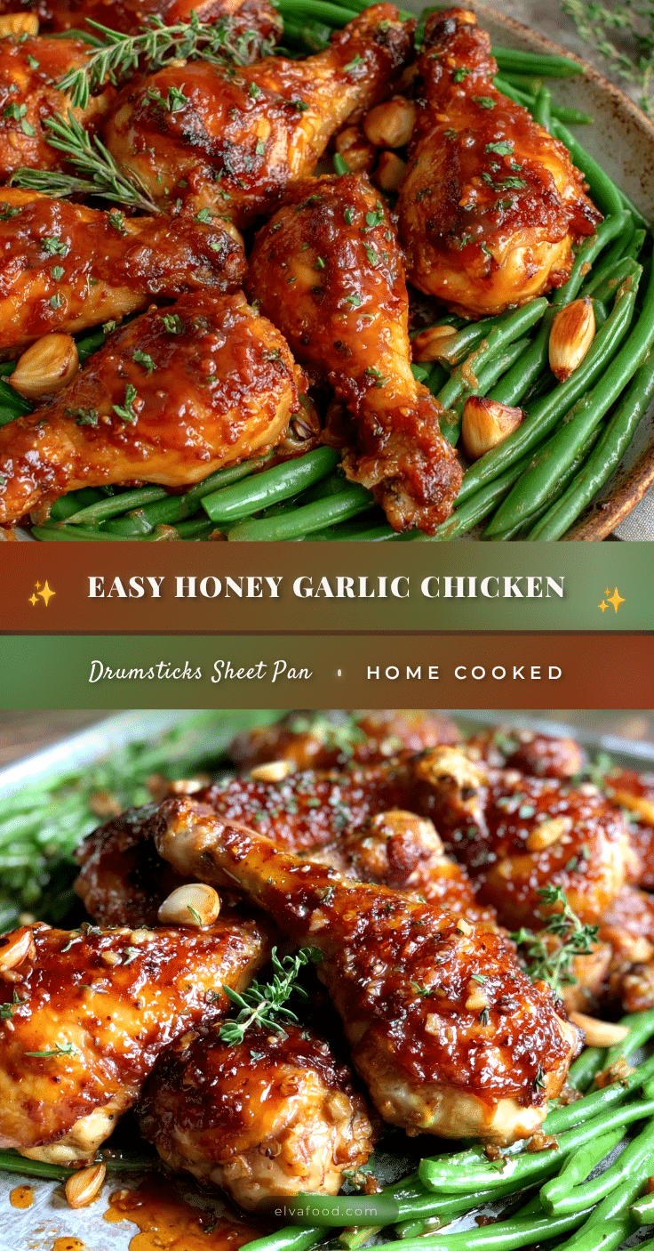 honey garlic chicken drumsticks recipe
