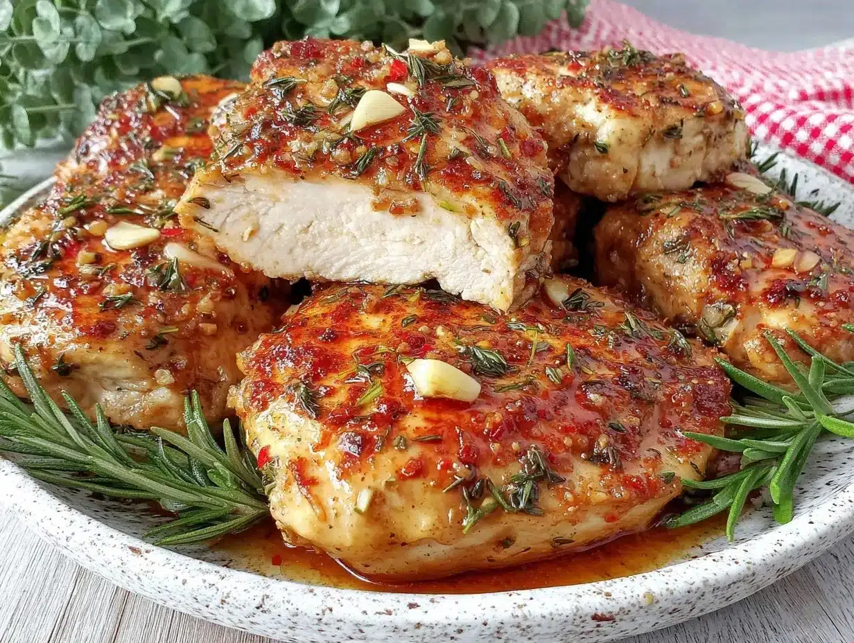 honey garlic slow cooker chicken breasts preparation steps