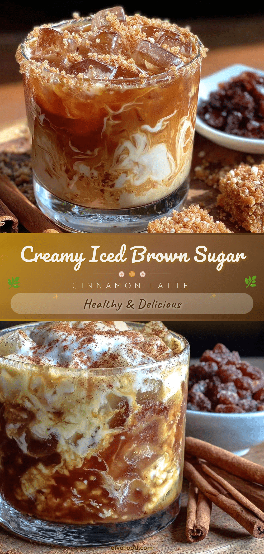 iced brown sugar cinnamon latte recipe