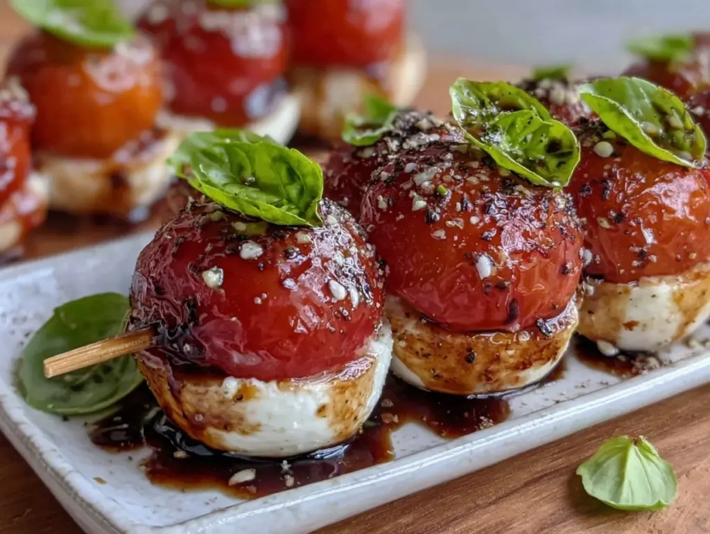 mini Caprese skewers - featured image
