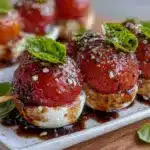 mini Caprese skewers - featured image
