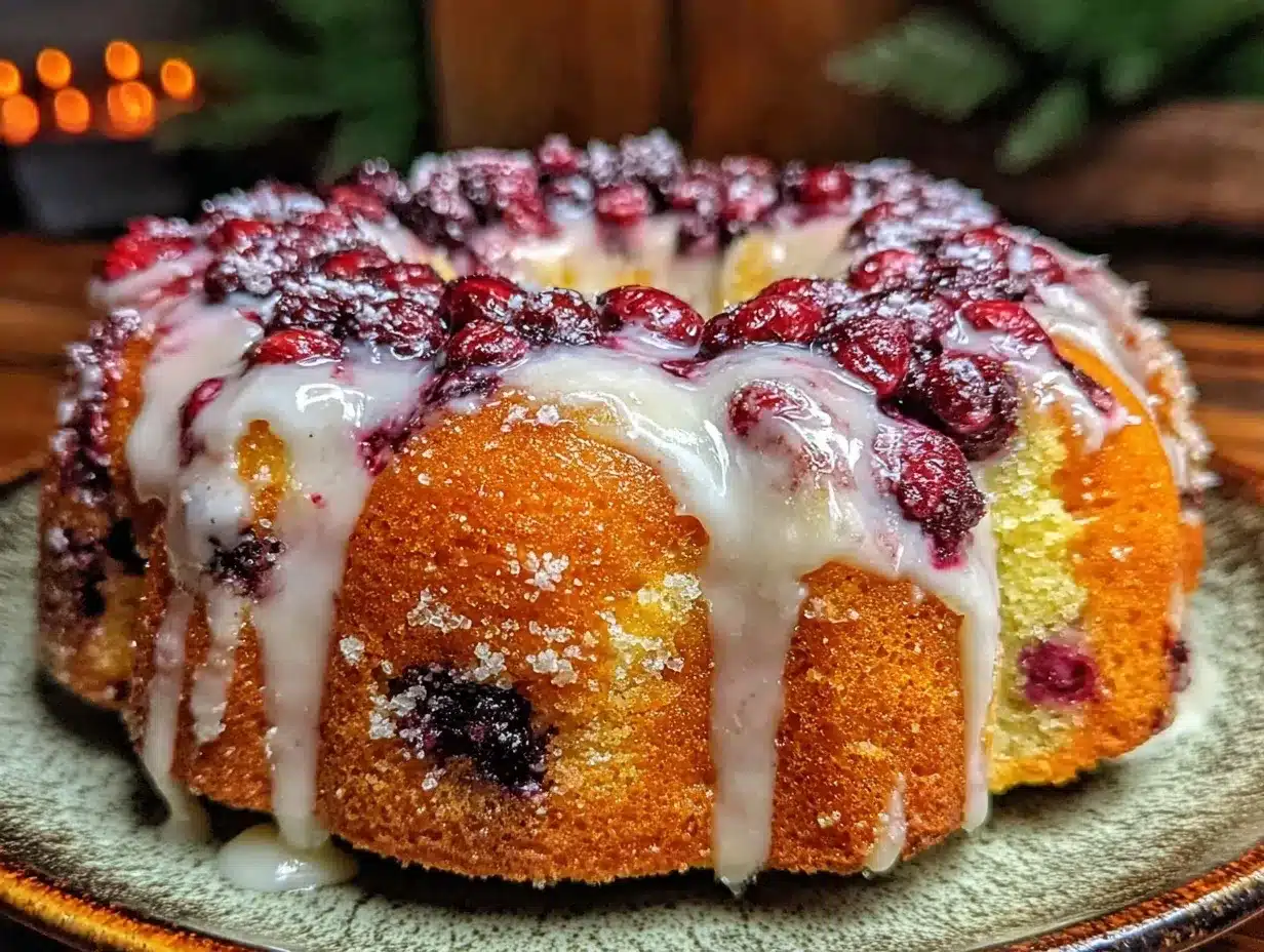 moist huckleberry lemon pound cake preparation steps
