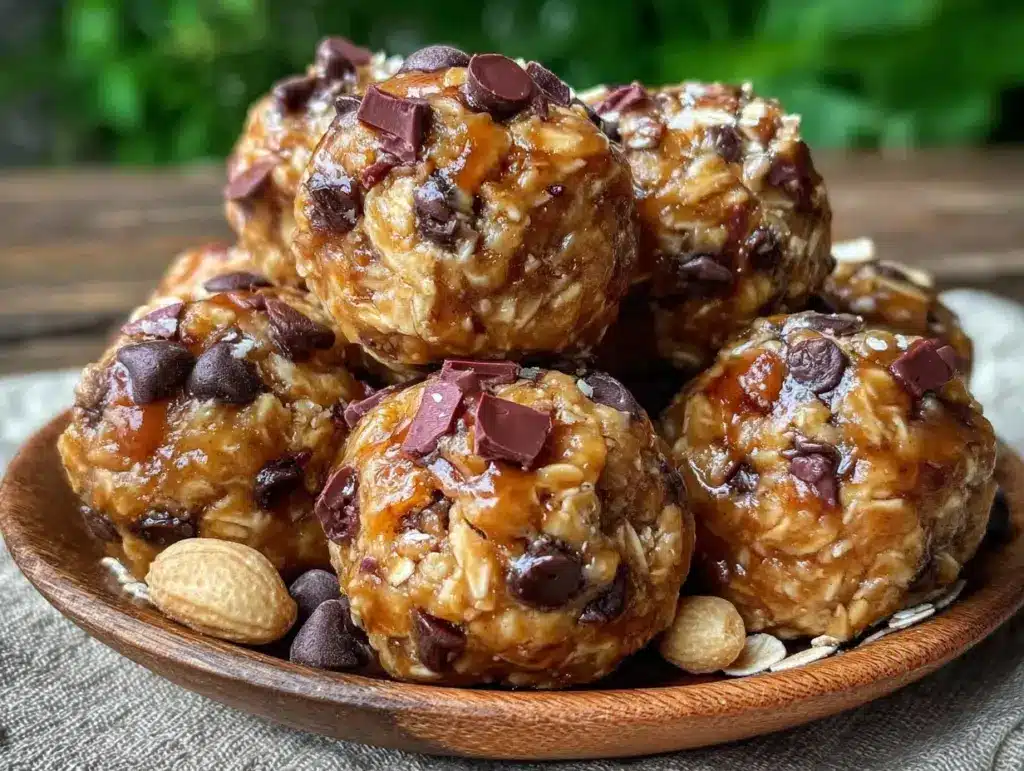 no-bake peanut butter energy bites - featured image