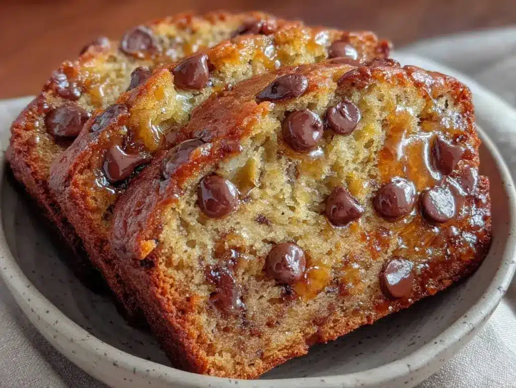 one-bowl banana bread - featured image