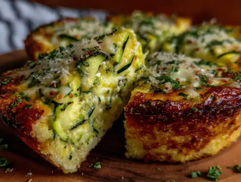 Parmesan zucchini quiche - featured image