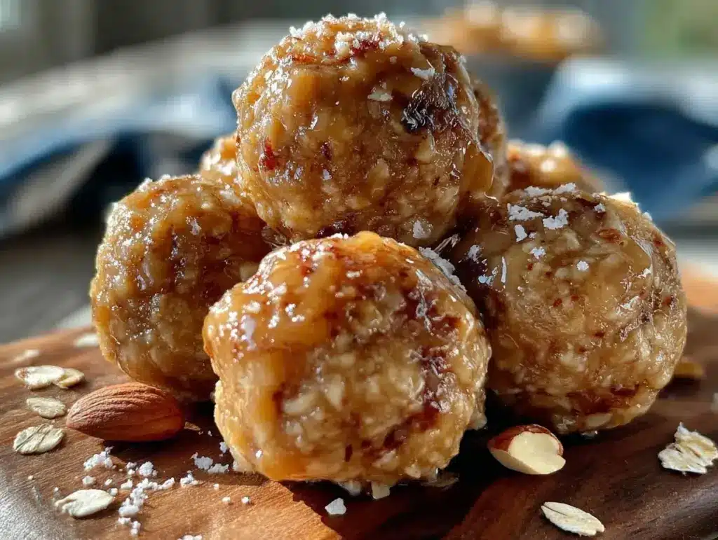 peanut butter energy balls - featured image