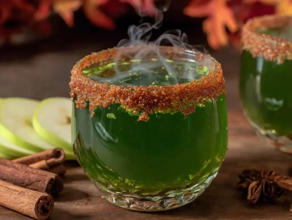 poison apple halloween cocktail - featured image