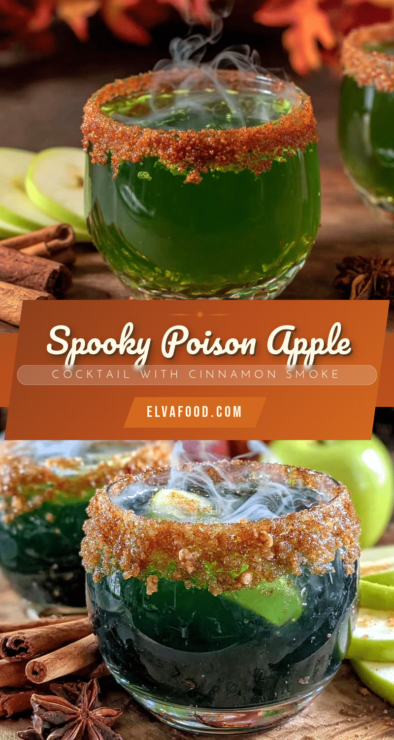 poison apple halloween cocktail recipe